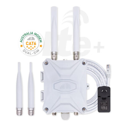 Australia 4G Wi-Fi Outdoor Router SIM Slot External Antenna CAT6 Modem