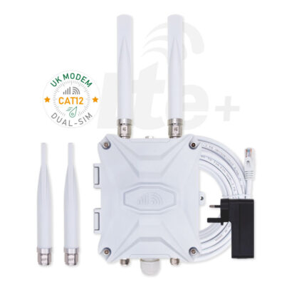 Outdoor 4G SIM Modem CAT12 UK Mobile WiFi CPE