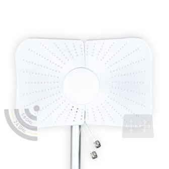 Parabolic WiFi Antenna with Grid Dish Reflectors