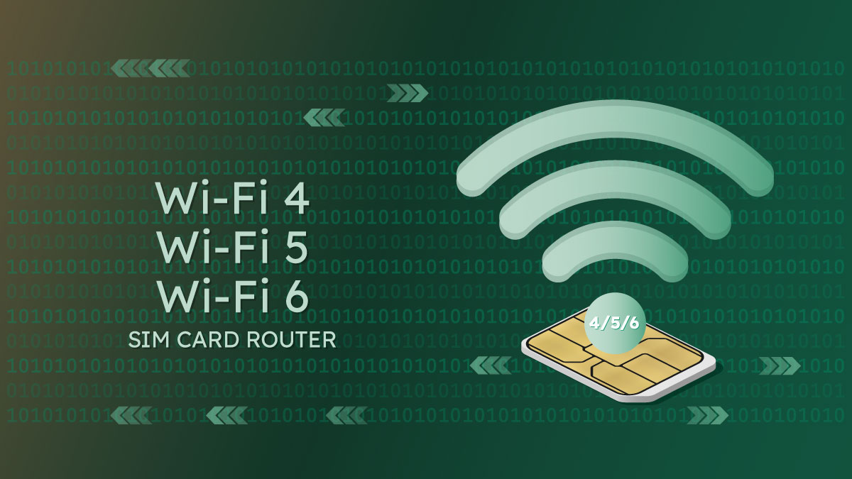 Wi-Fi 4/5/6 - Selecting the Ideal Wi-Fi SIM Card Router